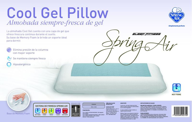 Almohada Comfort Muy Firme – Spring Air Blancos